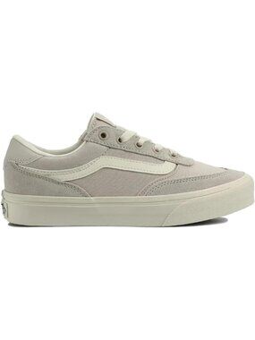 Women's Suede/Canvas Taupe Mist Brooklyn Ls Shoe Textured Rubber Waffle Sneaker
